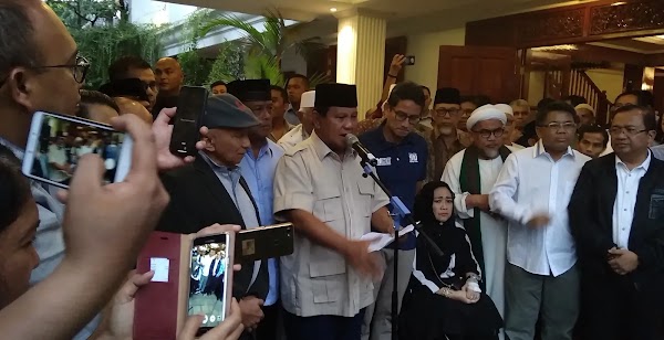 Prabowo-Sandi Deklarasi sebagai Presiden dan Wapres 2019-2024