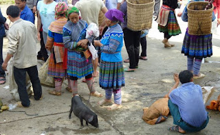 Vietnam. Mercado de Bac Ha.