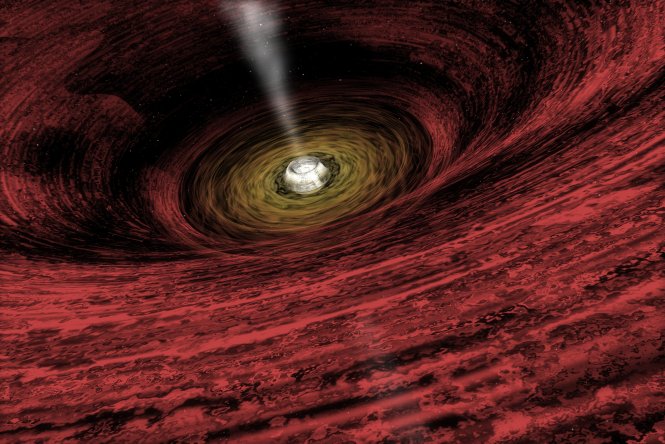 supermassive black holes in space. supermassive black hole