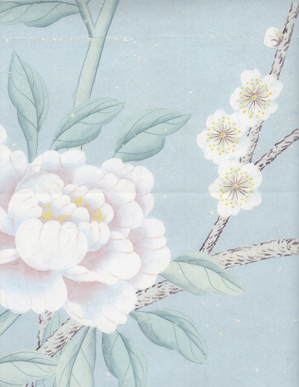 sybaritic spaces: The Wait is Over: Digital Chinoiserie Wallpapers