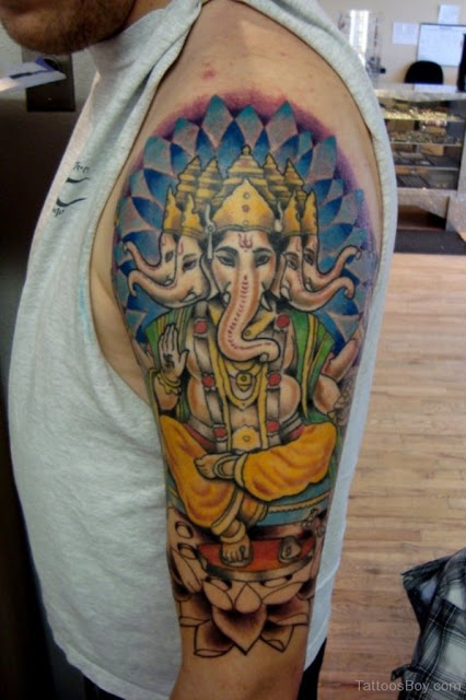 Tatuagem Ganesha: 60 ideias masculinas