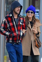 Eva Mendes et Ryan Gosling en mode Casual à New York