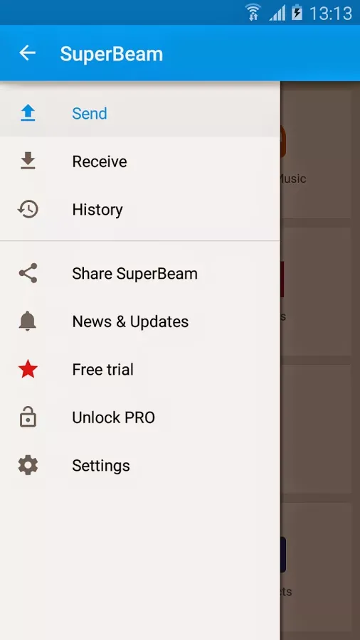 SuperBeam | WiFi Direct Share Pro v4.1.0
