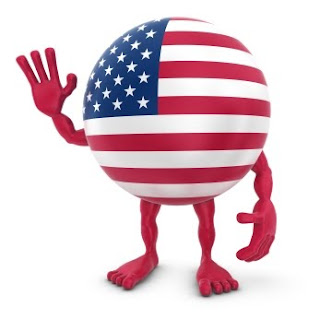 character in USA flag