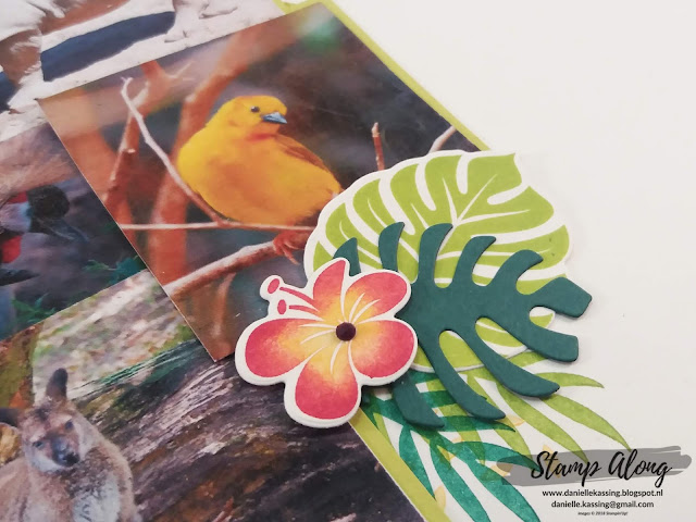 Stampin'Up! Tropical Chic scrapbookpagina