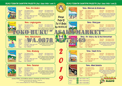 buku paket paud asaka, buku paud, buku paud k13, buku paudsaintifik, buku paud tematik, buku tematik saintifik, buku tk