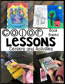 Color activities and lessons for preschool, kindergarten, pre-k and 4K.