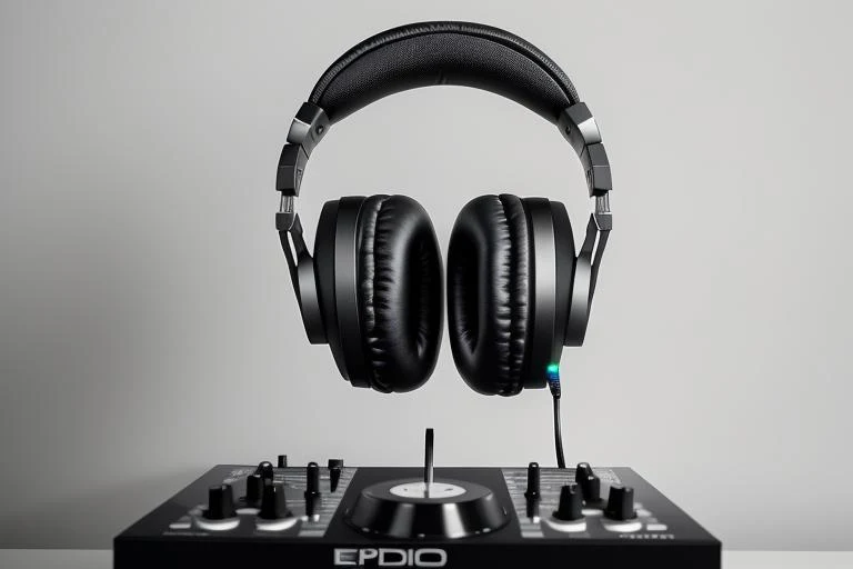 An image showing a set of headphones.