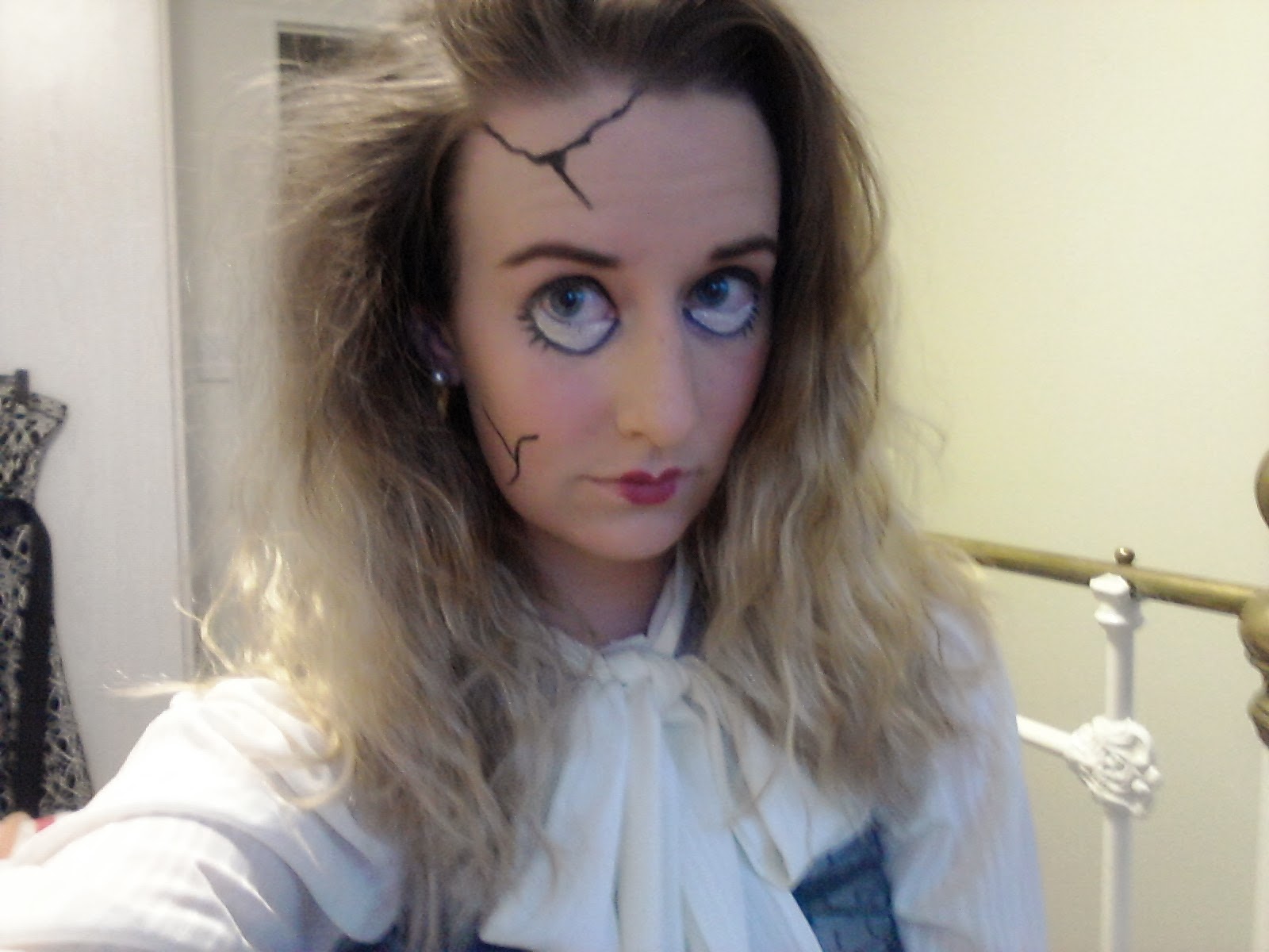 Whimsy Is Forever Creepy Cracked Porcelain Doll Makeup Tutorial