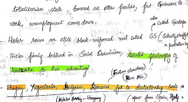 World History handWritten Notes for IAS Exam