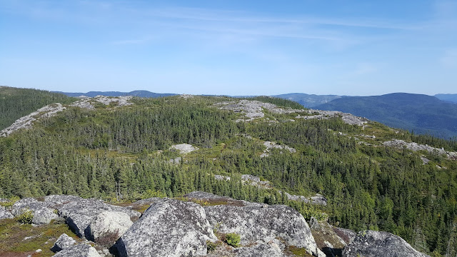 Vue à partir du sommet du mont des Morios