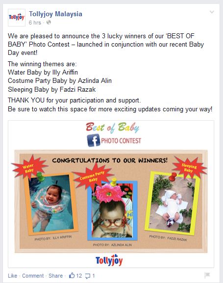 Baby Contest Tollyjoy
