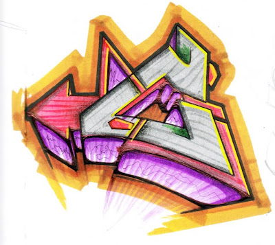 graffiti letters, graffiti alphabet, alphabet graffiti