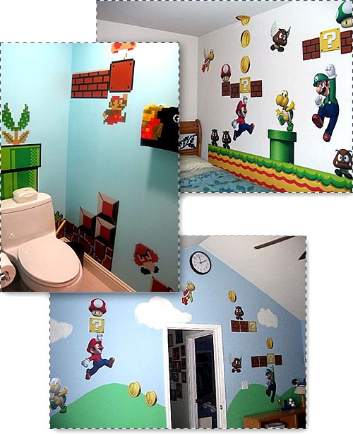 Super Mario Bedroom Decor