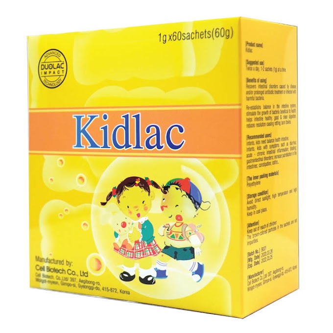 Men vi sinh hỗ trợ tiêu hóa cho trẻ Kidlac - Droppii