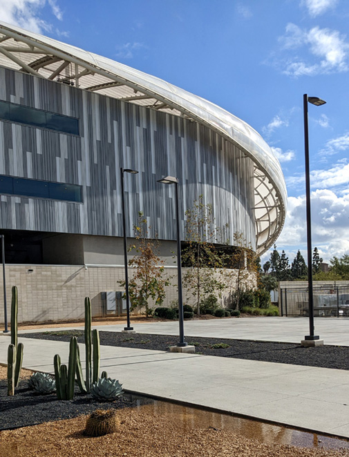 A photo I took at the Banc of California Stadium near downtown Los Angeles...on December 12, 2022.