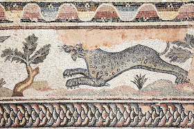 Leopard mosaic Roman
