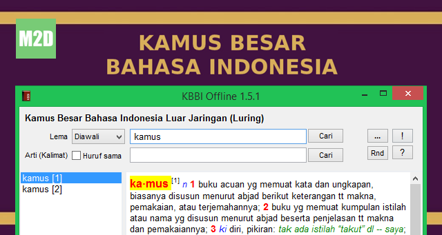 Download KBBI Offline 1.5.1 - Aplikasi Kamus Besar Bahasa ...