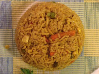Quick Tardily Mixed Vegetable Pulao ( Pilaf)