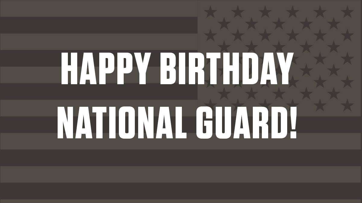 U.S. National Guard Birthday Wishes Awesome Picture