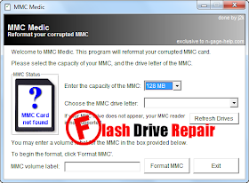 MMC Media Format Utility