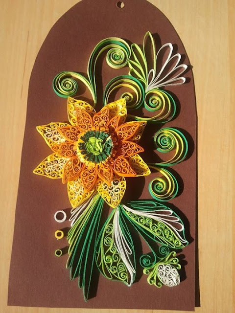 beautiful quilled picture by Aurelia Eugenia