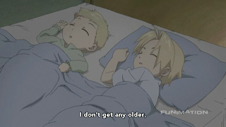 Ed and Al sleep in Hohenheim's flashback