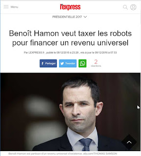 Benoît Hamon veut taxer les robots pour financer un revenu universel.