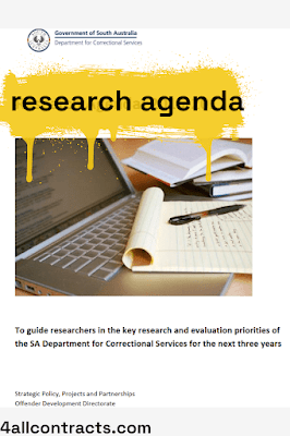 Sample research agenda statement