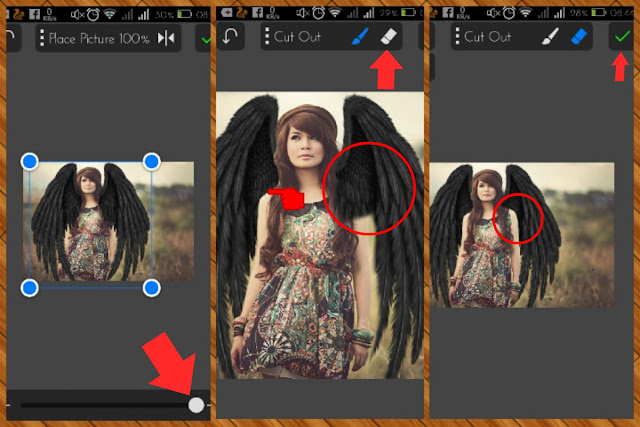 Cara Edit Photo Keren Menambahkan Sayap Menggunakan PicsayPro