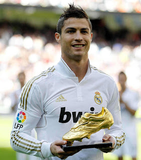Ronaldo Archive Gold sports Shoes 