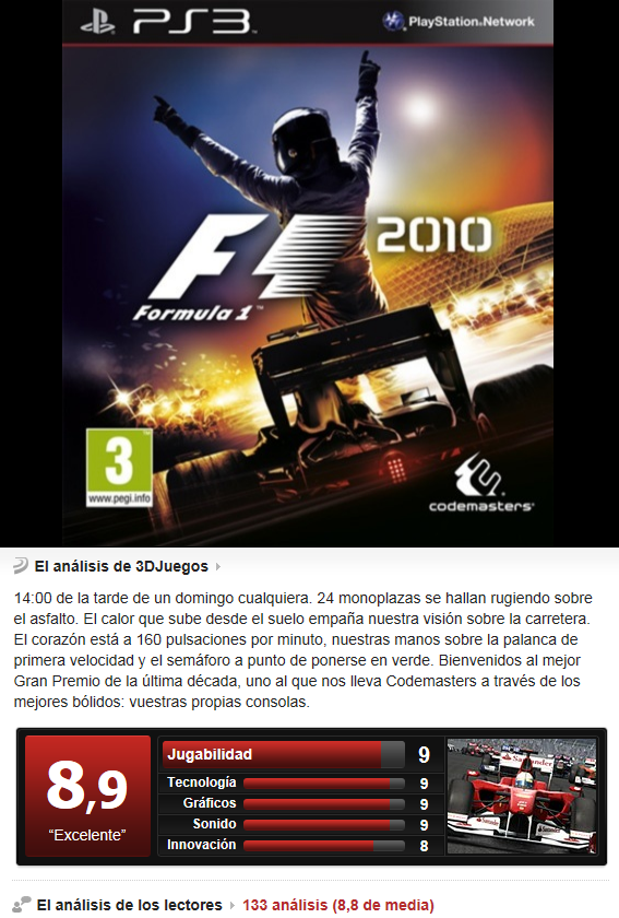 F1 2010 [PS3][Multi][3.55]