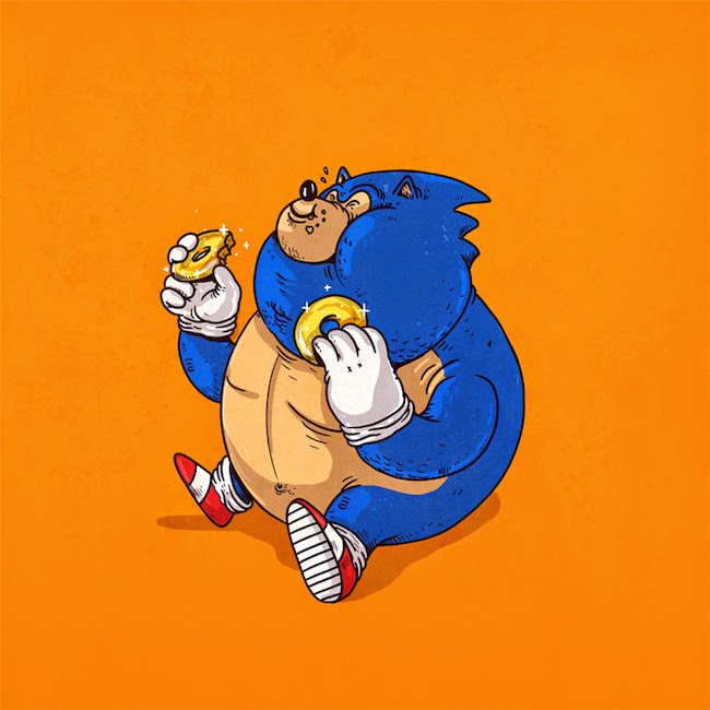 Fat Super Hero Gemuk - Fat Sonic