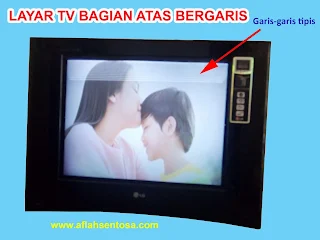 Cara Mengatasi Layar TV LG Slim Layar Bagian Atas Bergaris