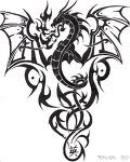 Tribal Tattoos With Image Dragon Tribal Tattoo Designs Picture 2