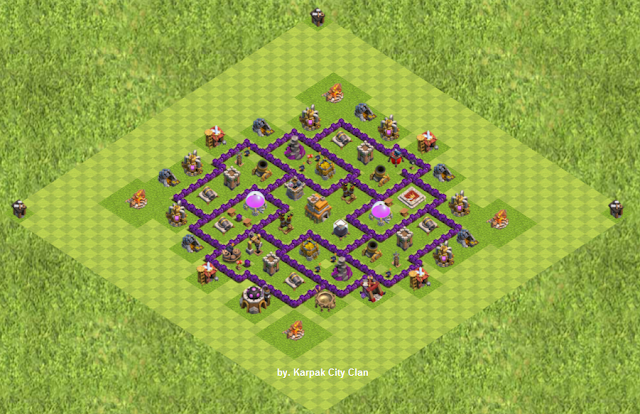 Formasi Base TH 7 Terkuat Clash Of Clans (COC)