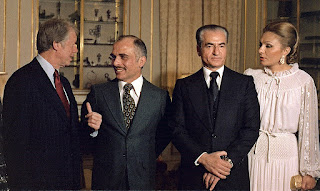 Carter, Hussein y el sha