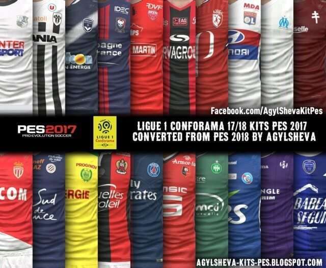 Ligue 1 Conforama Kits PES 2017