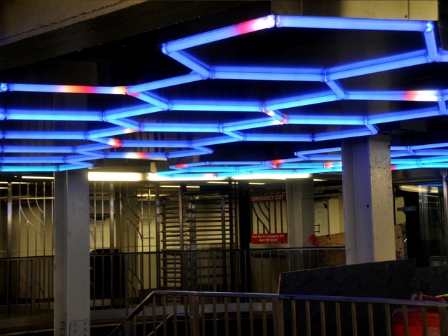 LED Lights Brighten Up Underground Subway