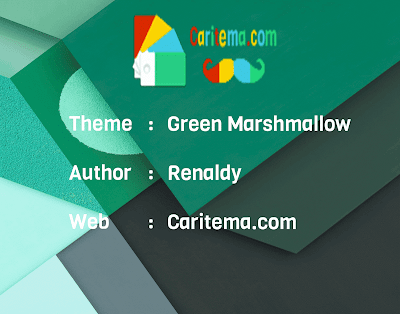 Xperia Theme : Green Marshmallow By Renaldy