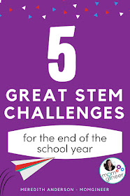 5 Great STEM Challenges for the end of the school year!