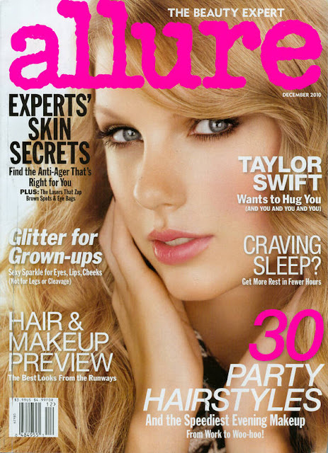 Taylor Swift Allure Magazine December 2010
