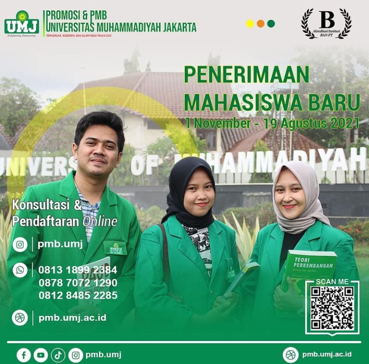 Pendaftaran Online Mahasiswa Baru Universitas Muhammadiyah Jakarta
