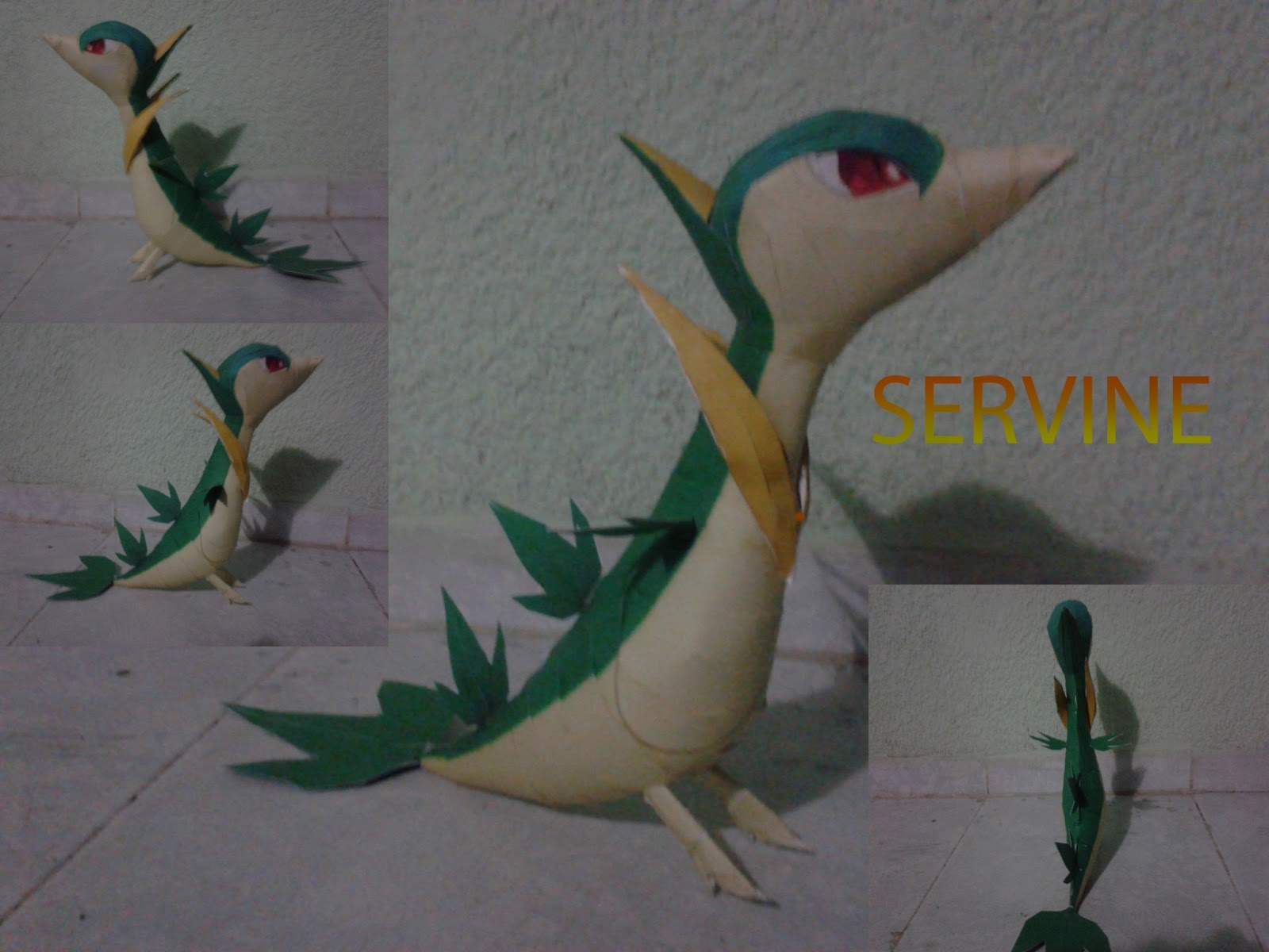 Pokemon Servine Papercraft