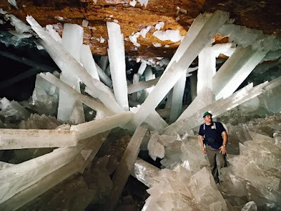 Cave of Crystals "Giant Crystal Cave" at Naica, Mexico