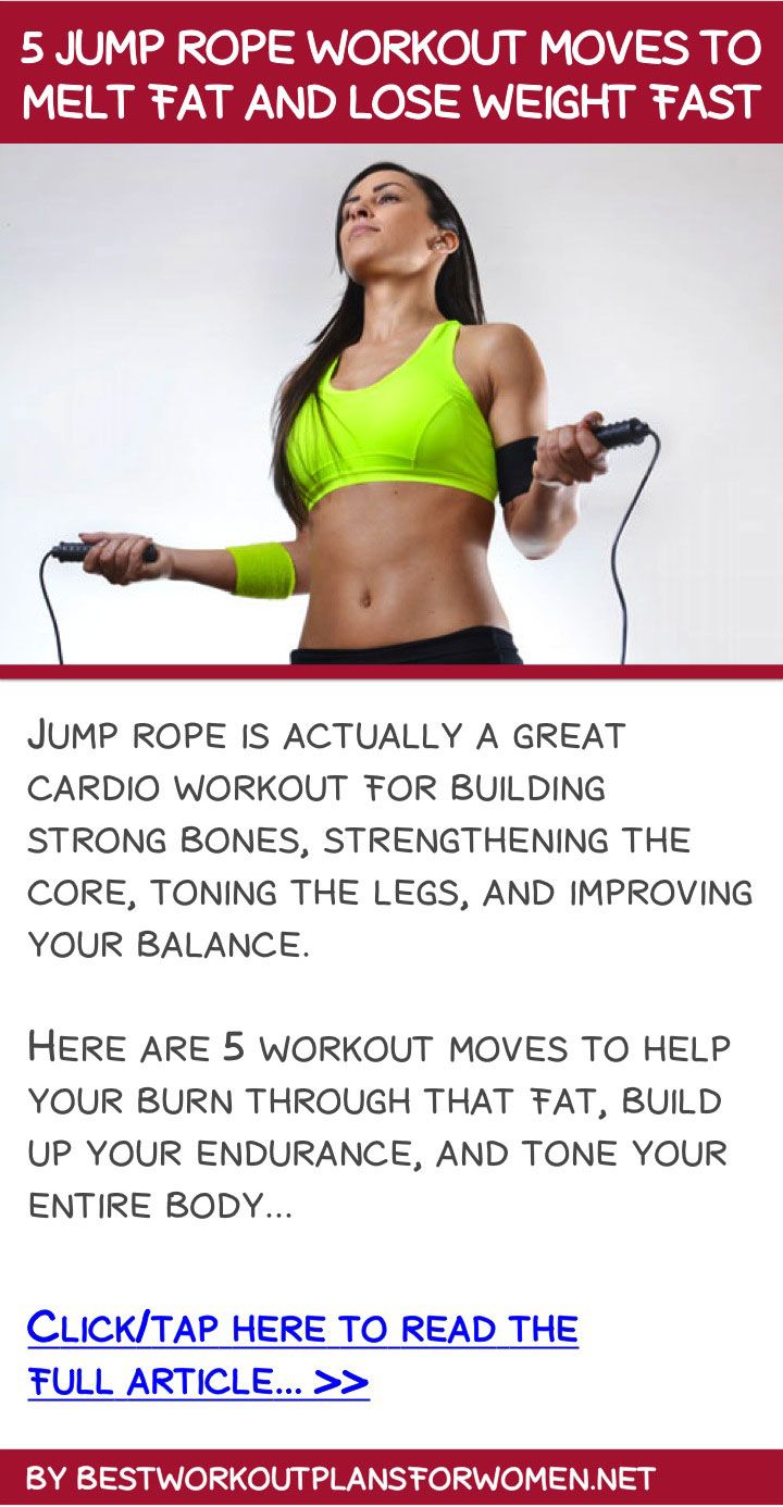 5 jump rope workout moves to melt fat and lose weight fast | Look Great, Feel Great