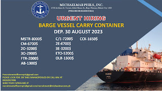 Seaman hiring no age limit Direct hiring Filipino seaman