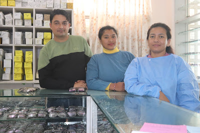 Opticians of Reiyukai Eye Hospital Banepa