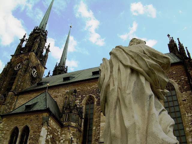 katedra i rzeźba, czeskie Brno