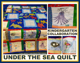 photo of: Kindergarten Under the Sea Quilt via RainbowsWithinReach Quilt RoundUP